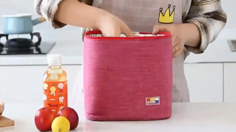 Custom Personalised Jute Lunch Bags Video