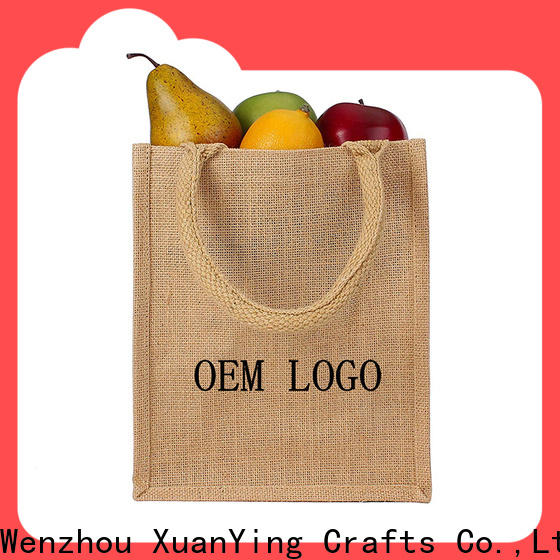 High-quality jute net bag suppliers for shopping
