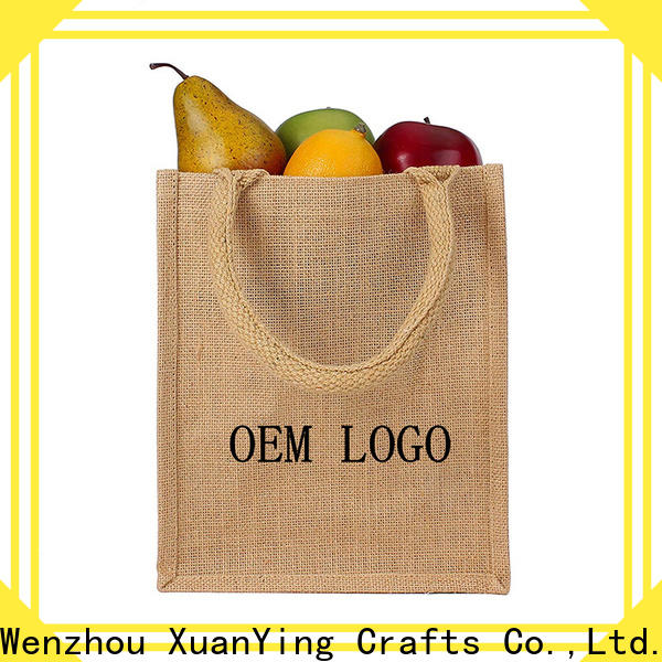 High-quality small jute bags wholesale supply for shopping