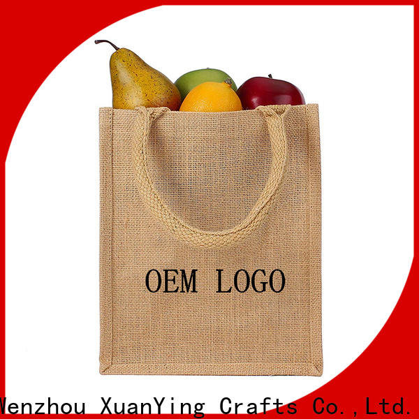 XuanYing jute mini gift bag factory for food