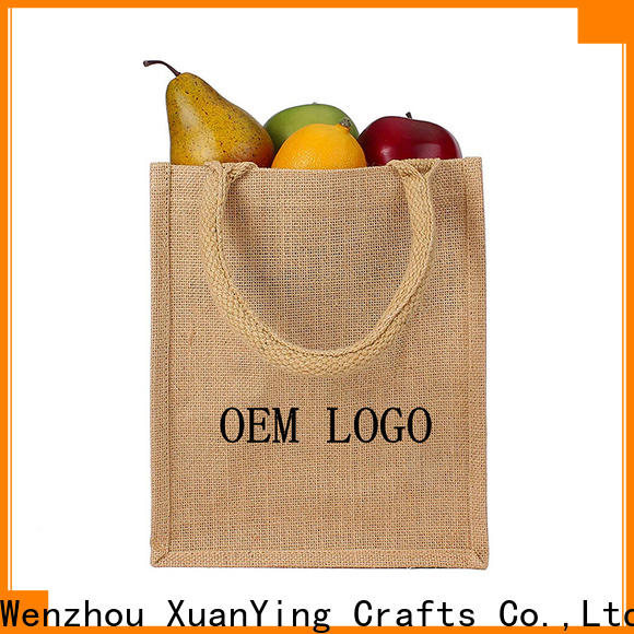 XuanYing plastic bag from jute factory for shopping
