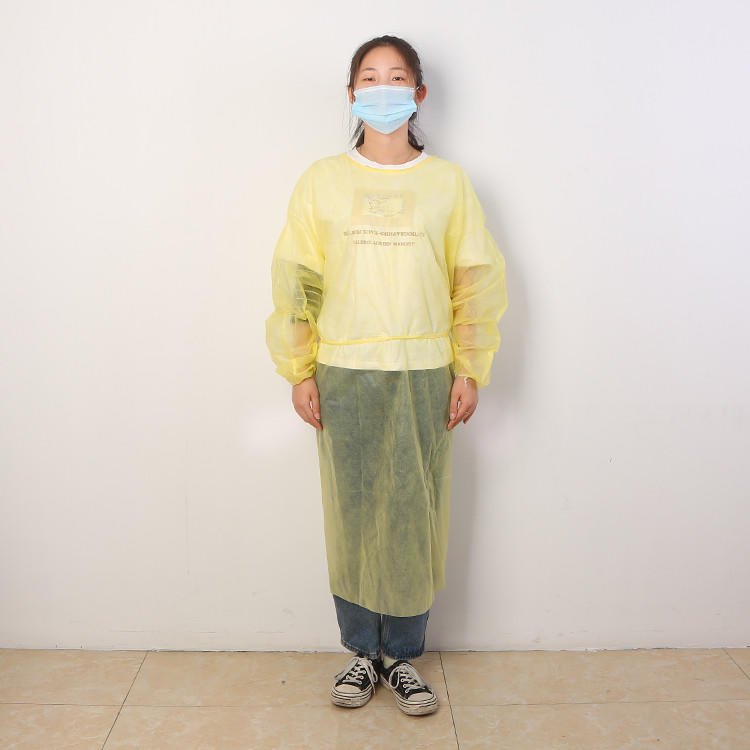 Disposable isolation gown non woven disposable isolation protective gown