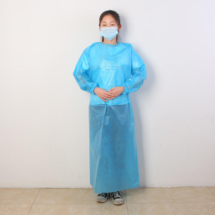 Factory wholesale personal care long disposable clothing isolation gown
