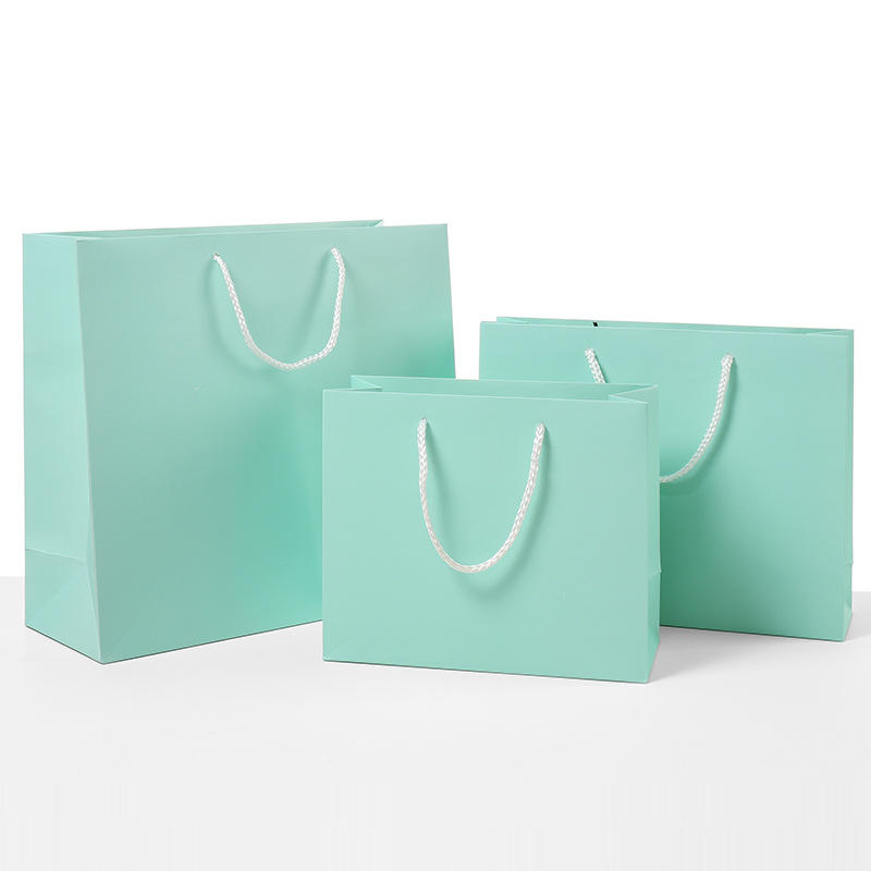 Cosmetics Jewelry Clothing Handbag White Card Paper Bag For Glasses Shop Gift Bag