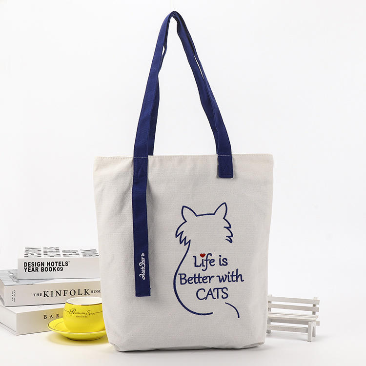 Portable Advertising Gift Canvas Bag With Printing Logo Cotton Bag
