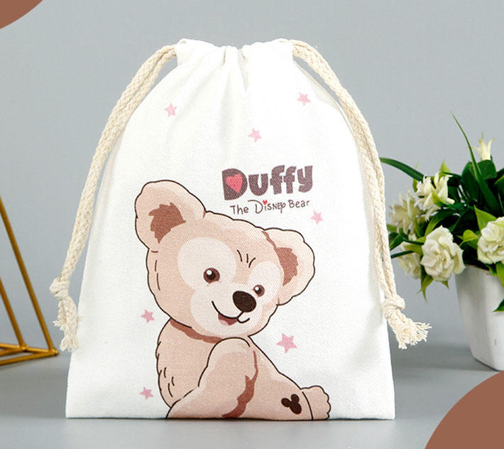 Wholesale Eco Muslin Cotton Linen Gift Packaging Pouch Customized Organic Cotton Drawstring Bag